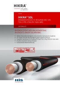 HIKRA® SOL Solar Kabel 100m 4mm² Rot PV Anschluss Photovoltaik  0% = Privatkunde