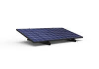 PV Solar Halterung verstellbare am Boden / Wand in schwarz 19% = Geschäftskunde